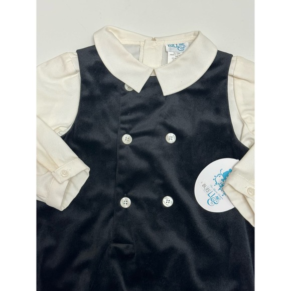 Luli & Me Black Formal Boys Outfit